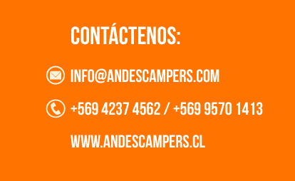 Nuestras Campers y Motorhomes en la rutas de Chile